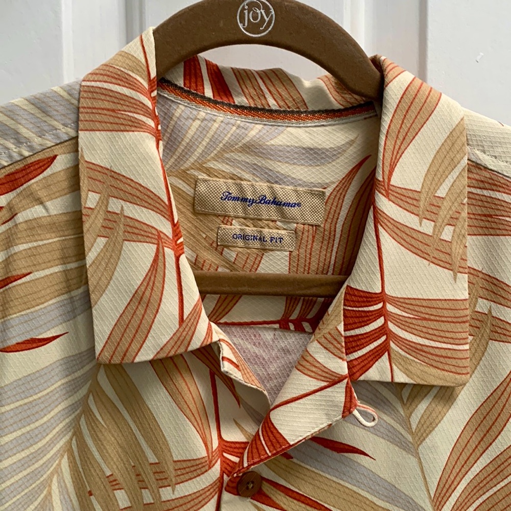 Tommy bahama original fit all silk button down shirt